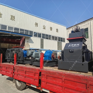中小型直连式对辊破碎机两台发往河南